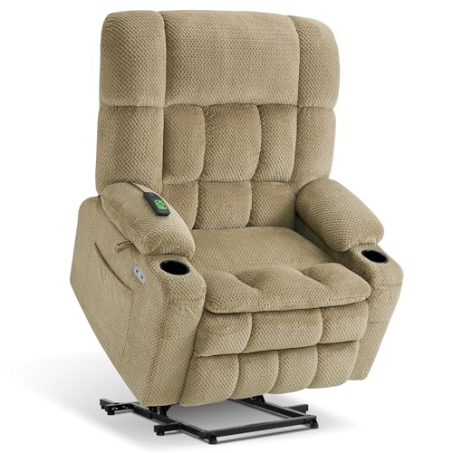 Oversized Dual Motor Power Lift Recliner Chair for Elderly R7891