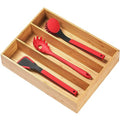 Bamboo Kitchen Utensils Organizer