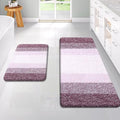 Micorfiber Bathroom Rug Set 2 Piece (4 Count)