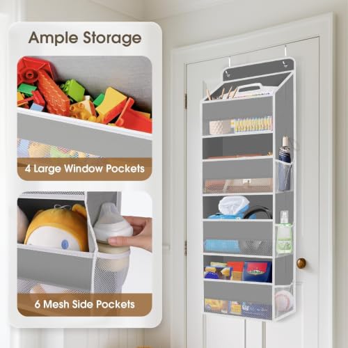 1 Pack Over The Door Organizer Hanging Storage Room Organizer