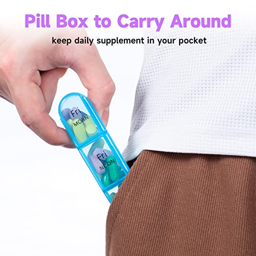 Weekly Pill Organizer 3 Times a Day