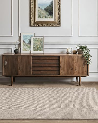 Runner Rug 36"x120"Non Slip Rubber Backing Hallway Rug