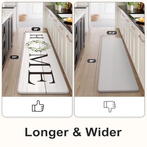 Kitchen Mats for Floor Anti Fatigue Cushioned Kitchen Runner Rugs