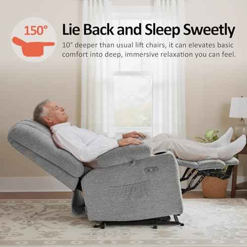 Large Power Lift Recliner Chair for Tall Elderly