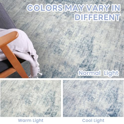 Abstract Runner Rug 2x8 Ft Washable Runners for Hallways