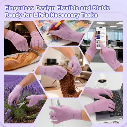 2 Pair Arthritis Compression Gloves for Hand Arthritis (2 Count)