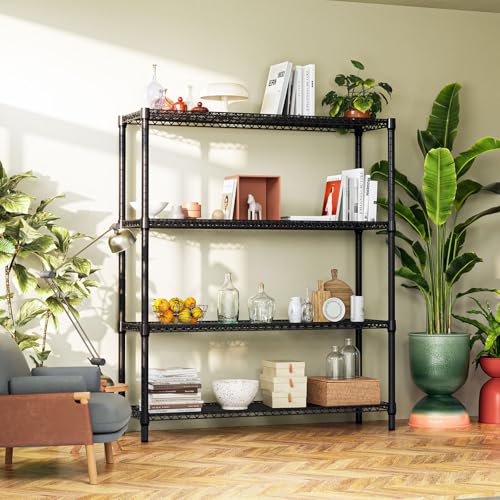 4 Tier Metal Garage Shelving (4 Count)