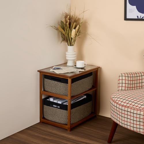 Large Storage Baskets for Shelves (2 Count)