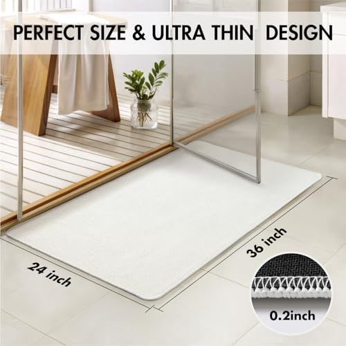 Bathroom Rugs Set 2 Pieces (12 Sq Ft)