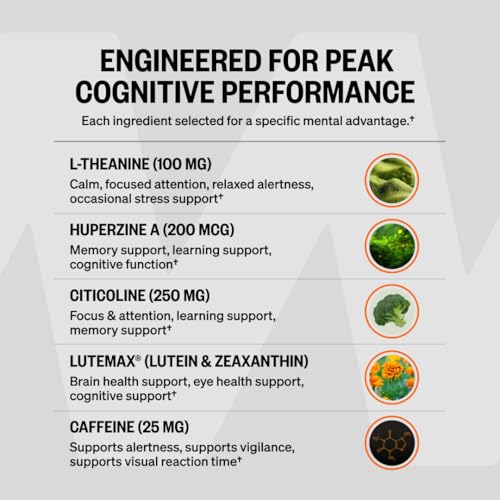Alpha Brain Black Label Nootropic (80 Count)