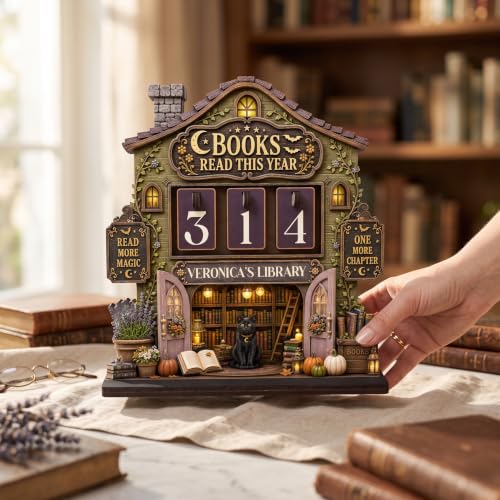 Personalized Books Read This Year Tracker Sign