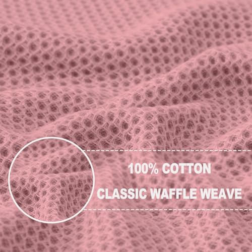 100% Cotton Waffle Weave Kitchen Dish Cloths 12 (12 Count)