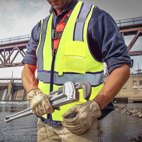 Purple Hi Visibility Vest Reflective