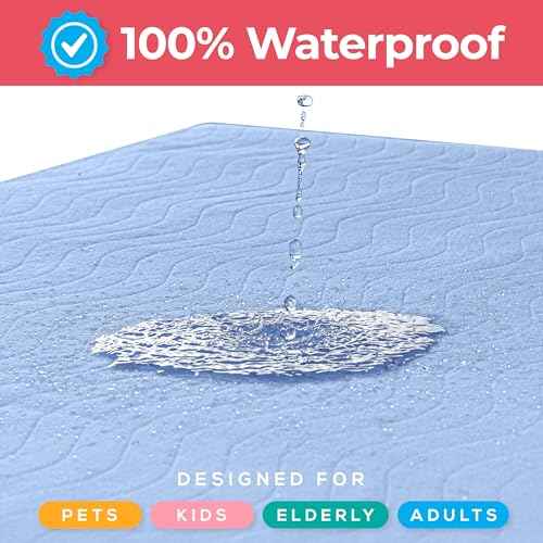 4 Pack Waterproof Reusable Heavy Absorbency Incontinence Bed Pads 24"x36" (4 Count)