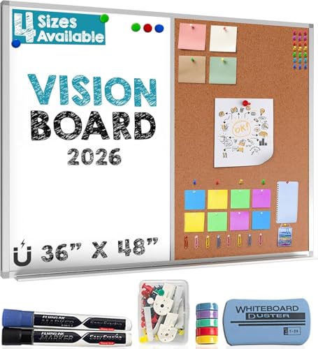 White Board and Cork Board Combo