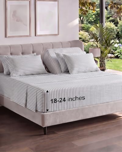 Extra Deep Flex Top Split Head King Sheet Set