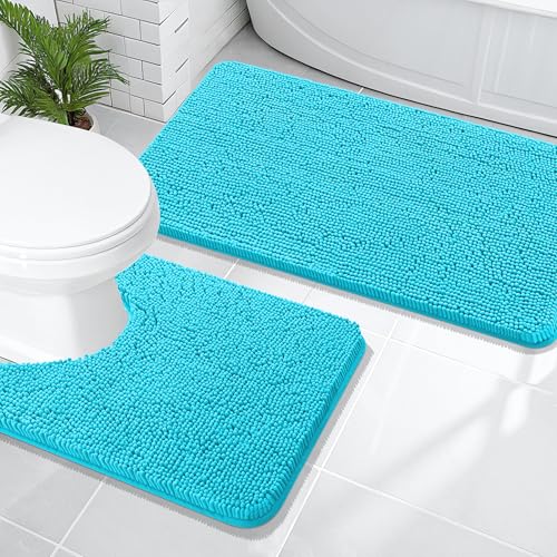 Chenille Bathroom Rugs Mats Sets 2 Piece