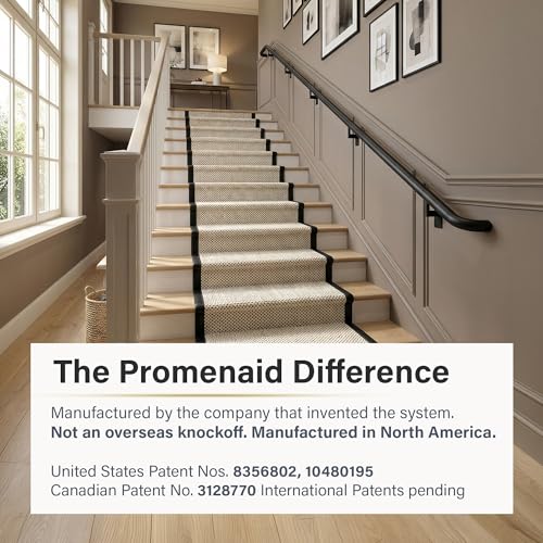 Satin Black 6ft ADA Handrail Kit