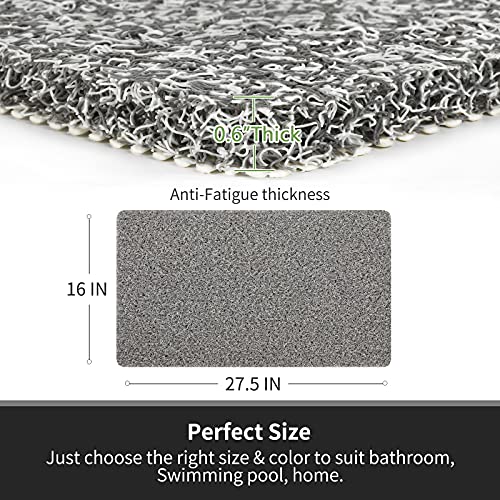 0.6" Extra Thick Non Slip Shower Mat