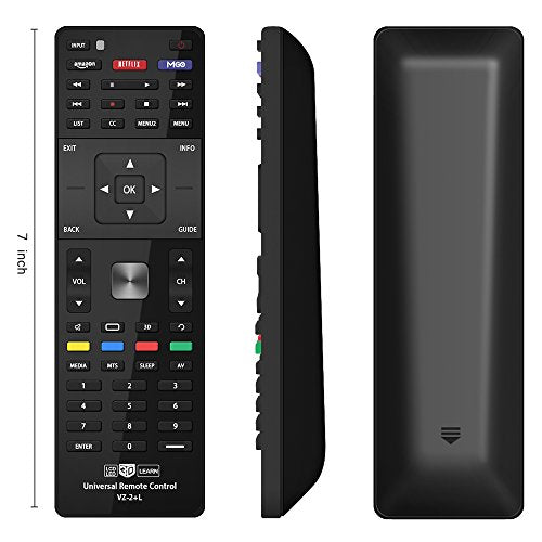 Universal TV Remote for Almost All Vizio LED LCD 3D Smart E Series TV Smart Internet Apps with Amazon