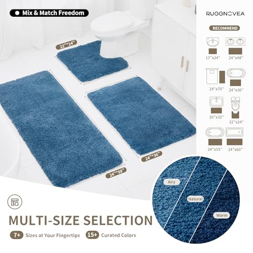 Bathroom Rugs Non Slip Washable 36x24
