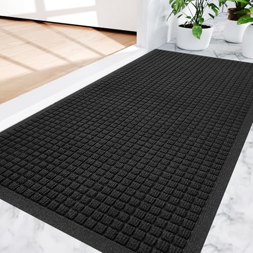 3'x4' Front Door Mat Indoor Outdoor Entrance Heavy Duty Waterproof
