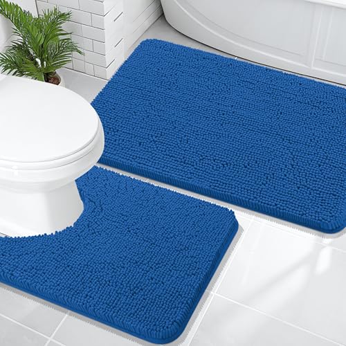 Chenille Bathroom Rugs Sets 2 Piece