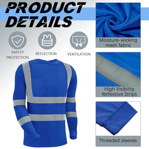 4 Pcs Reflective Safety T (4 Count)