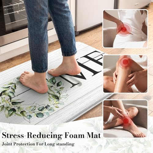 Kitchen Mats for Floor Anti Fatigue Cushioned Kitchen Runner Rugs