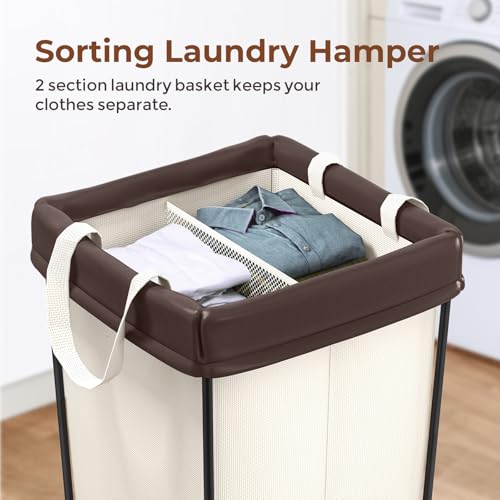160L Rolling Laundry Basket with Wheels (182.9421 Fl Oz)
