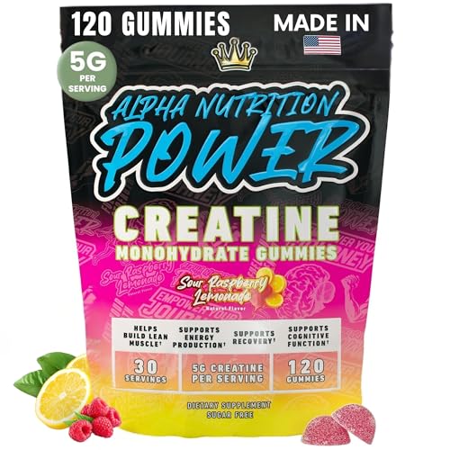 Creatine Monohydrate Gummies 5g (120 Count)