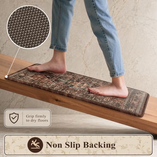 Kitchen Mats for Floor Cushioned Anti Fatigue (2 Count)