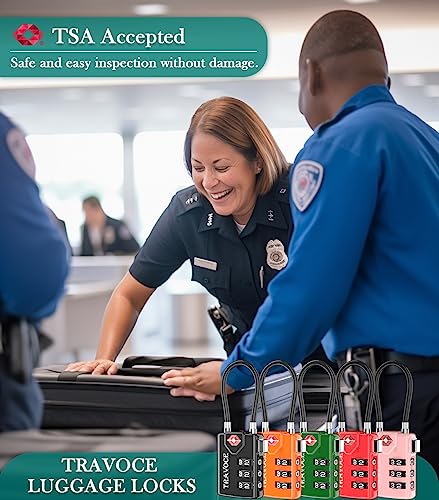 TSA Approved Luggage Locks (4 Count)