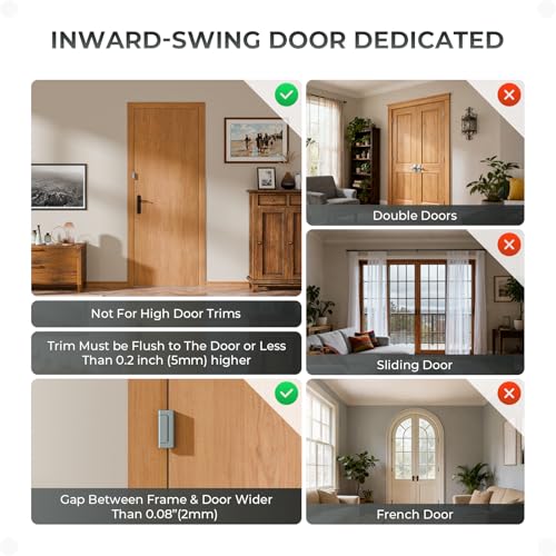 6Pack Door Reinforcement Lock Home Security (6 Count)