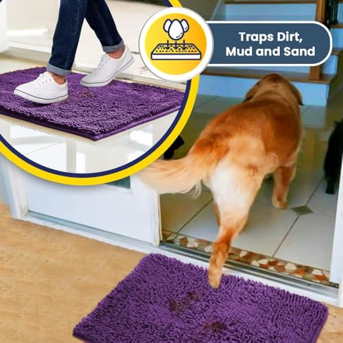 Super Water Absorbent Door Mat Indoor (16 Sq Ft)