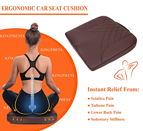 Memory Foam Car Seat Cushion for Driving Comfort and Office Use