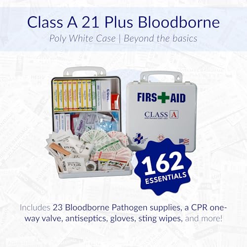Mfg Class A 21 Plus BBP First Aid Kit (159 Count)