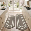 Long Kitchen Floor Mats and Rugs 2PCS Non Slip Washable