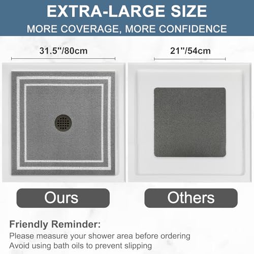 Square Shower Mat Non Slip