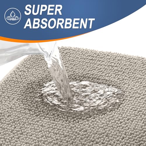 Memory Foam Bathroom Runner Rugs 47x17