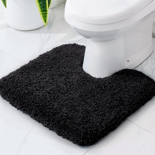 Toilet Mat 22x24 Black (4.93 Sq Ft)