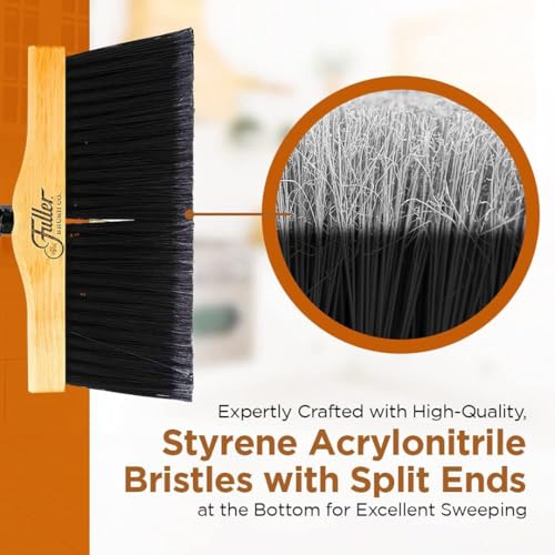 10 Inch Upright Maple Wood Broom Head