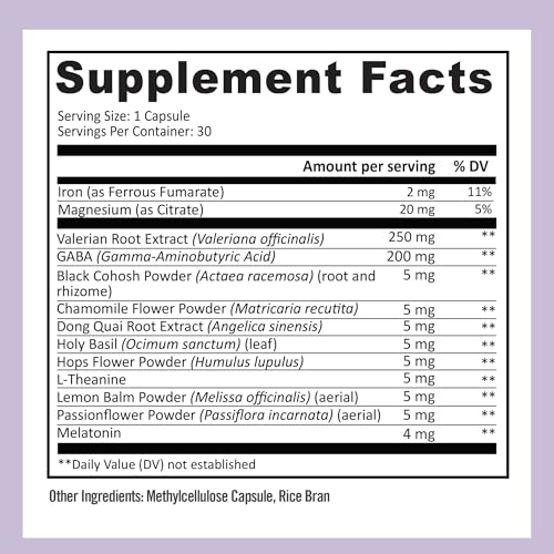 inergySLEEP Natural Sleep Supplement & Sleep Aid for Deep Sleep (30 Count)