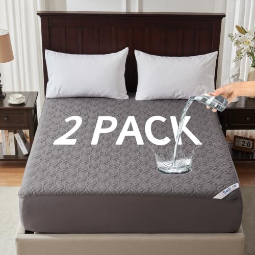 2 Pack Waterproof Mattress Protector California King Size (2 Count)