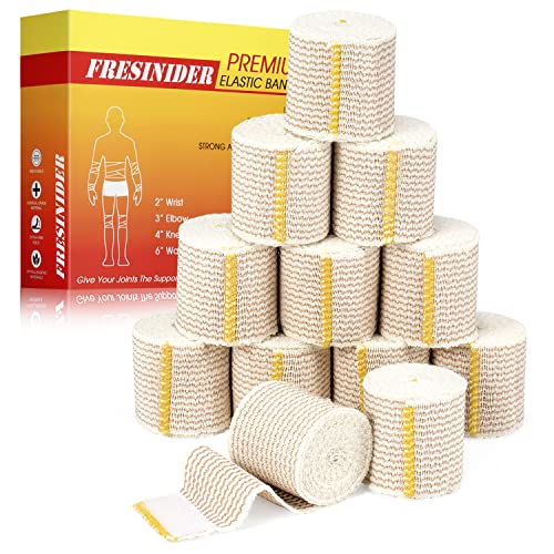 Premium Elastic Bandage Wrap 2 Inch (12 Count)
