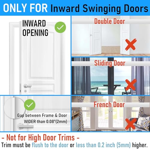 6Pack Door Reinforcement Lock Home Security (6 Count)