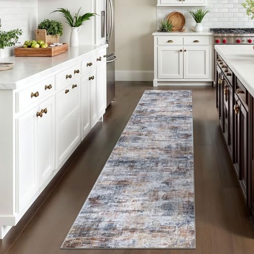Abstract Runner Rug 2x10 Ft Washable Runners for Hallways - Bel Marant