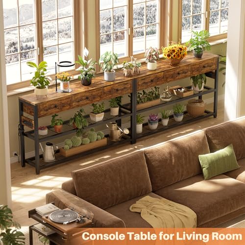 Entryway Table with Outlets
