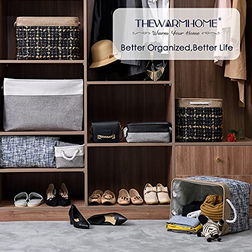 Small Storage Baskets for Organizing (6 Count)