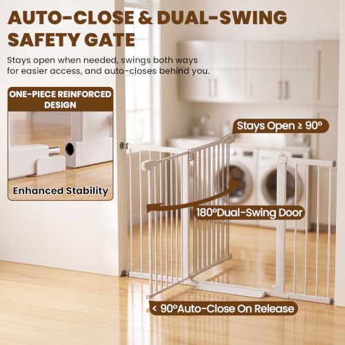 29.7 57" Extra Wide Baby Gate
